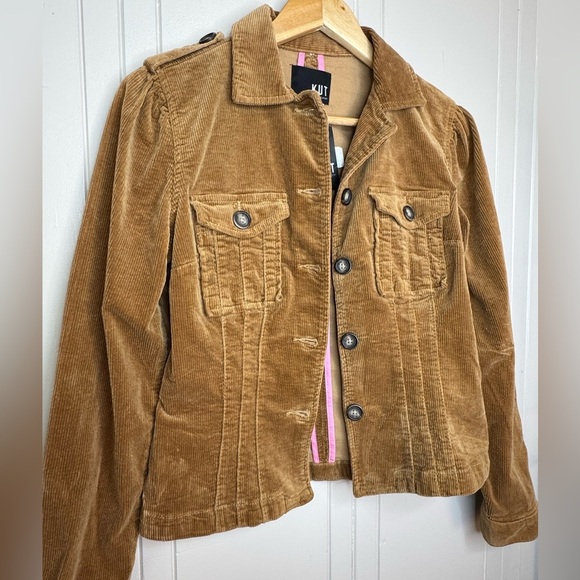 Kut from the Kloth Women's Camel Corduroy Jacket - Picture 9 of 15